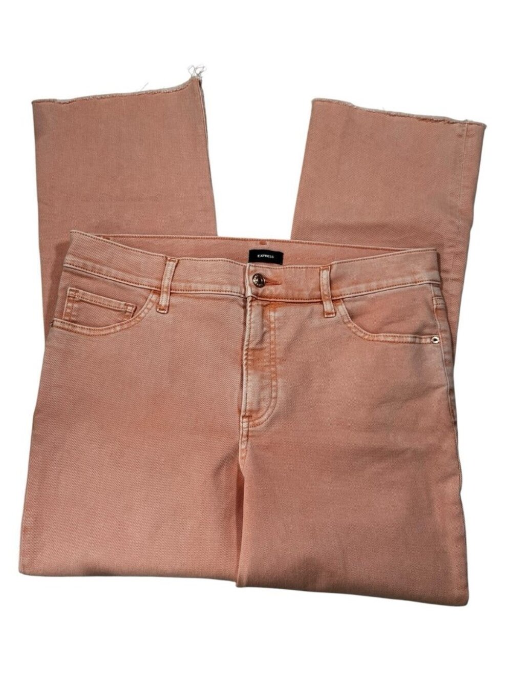 Express High Rise Crop Flare stretch jeans Women's size 8R